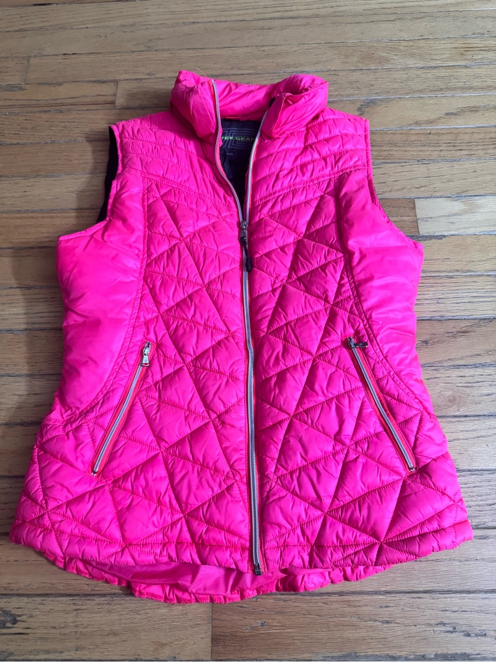 tek gear Quilted Hot Pink Puffer Vest